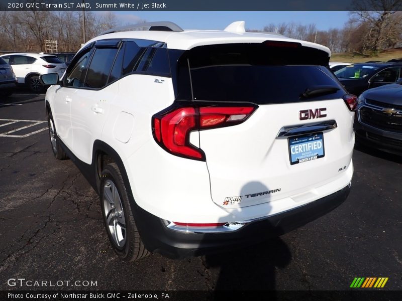 Summit White / Jet Black 2020 GMC Terrain SLT AWD