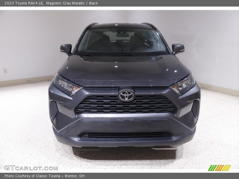 Magnetic Gray Metallic / Black 2020 Toyota RAV4 LE