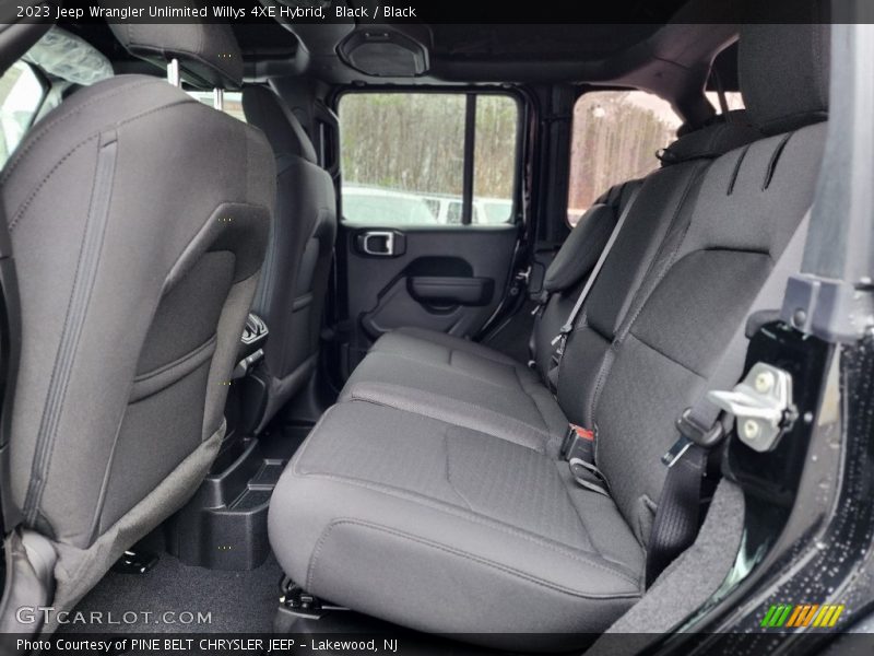 Rear Seat of 2023 Wrangler Unlimited Willys 4XE Hybrid