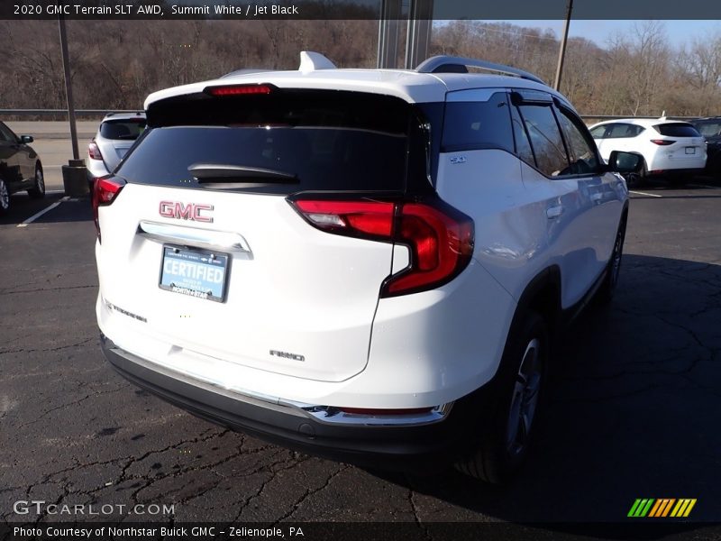 Summit White / Jet Black 2020 GMC Terrain SLT AWD