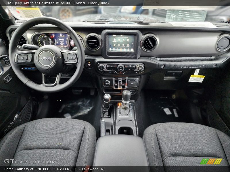 2023 Wrangler Unlimited Willys 4XE Hybrid Black Interior