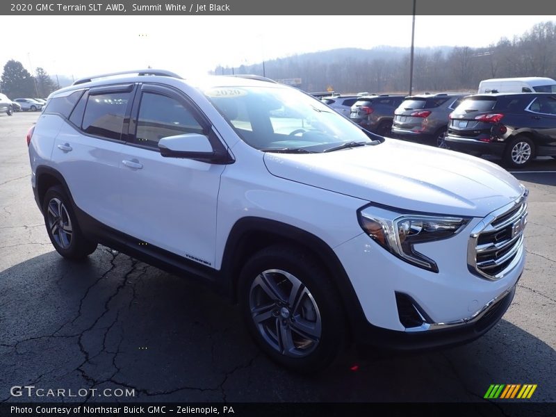 Summit White / Jet Black 2020 GMC Terrain SLT AWD