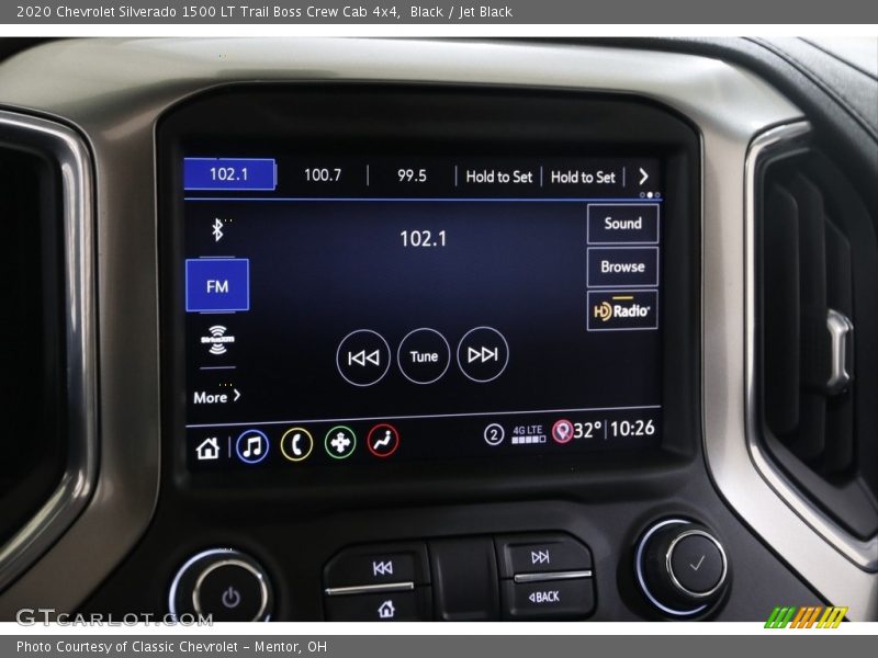 Black / Jet Black 2020 Chevrolet Silverado 1500 LT Trail Boss Crew Cab 4x4