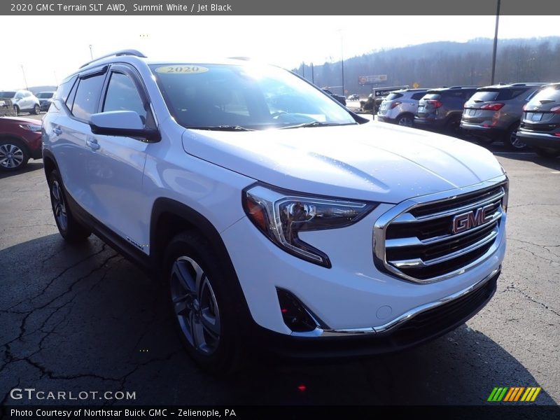 Summit White / Jet Black 2020 GMC Terrain SLT AWD