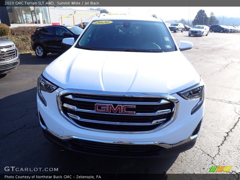 Summit White / Jet Black 2020 GMC Terrain SLT AWD