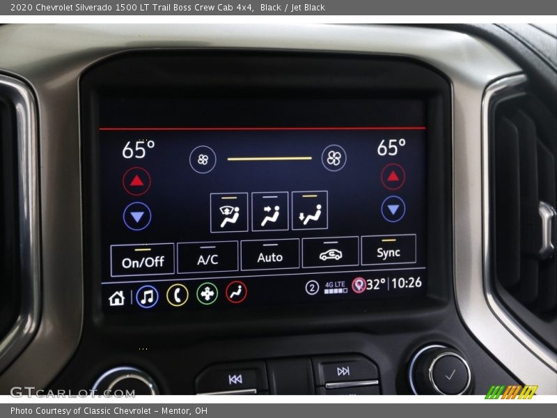 Black / Jet Black 2020 Chevrolet Silverado 1500 LT Trail Boss Crew Cab 4x4