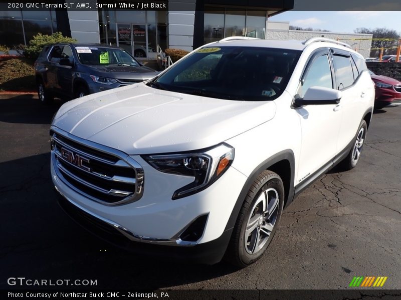 Summit White / Jet Black 2020 GMC Terrain SLT AWD