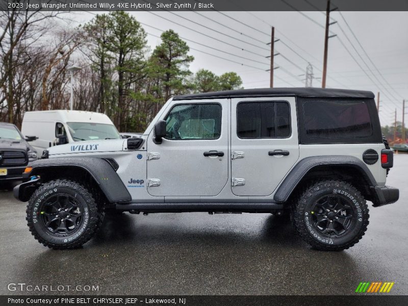  2023 Wrangler Unlimited Willys 4XE Hybrid Silver Zynith