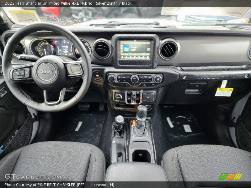 Front Seat of 2023 Wrangler Unlimited Willys 4XE Hybrid