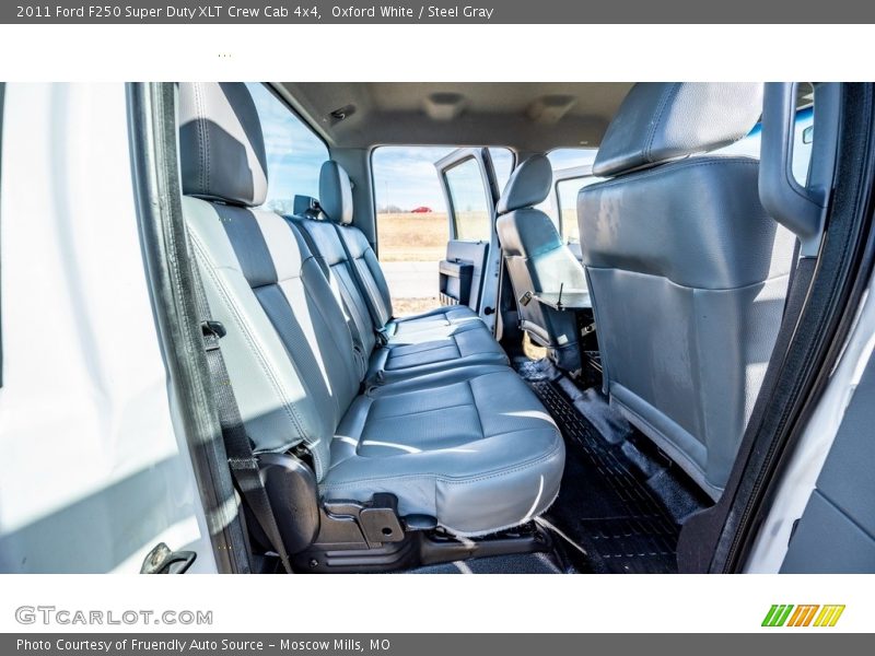 Oxford White / Steel Gray 2011 Ford F250 Super Duty XLT Crew Cab 4x4