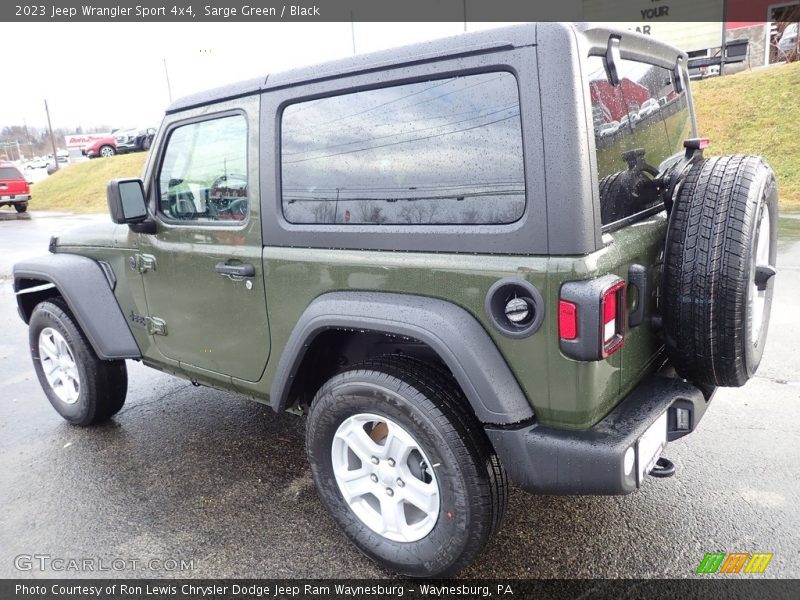 Sarge Green / Black 2023 Jeep Wrangler Sport 4x4