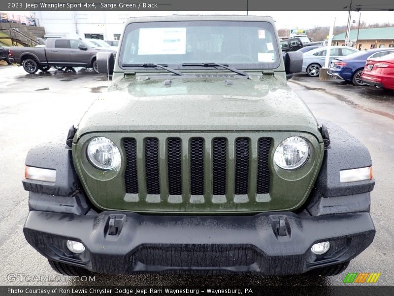 Sarge Green / Black 2023 Jeep Wrangler Sport 4x4