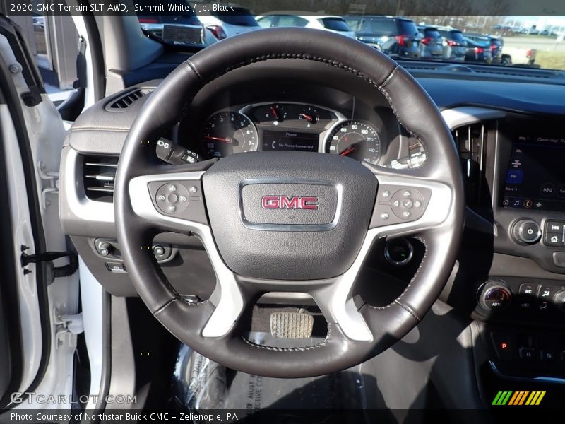 Summit White / Jet Black 2020 GMC Terrain SLT AWD
