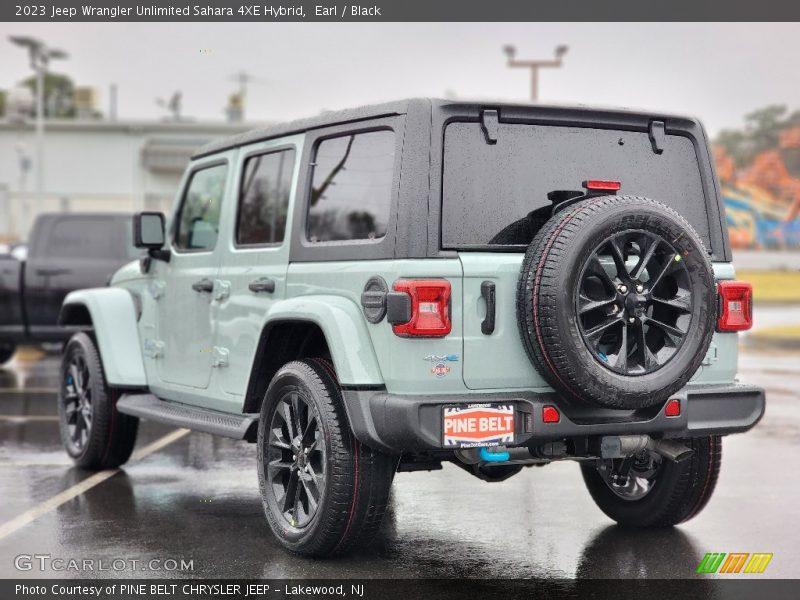 Earl / Black 2023 Jeep Wrangler Unlimited Sahara 4XE Hybrid