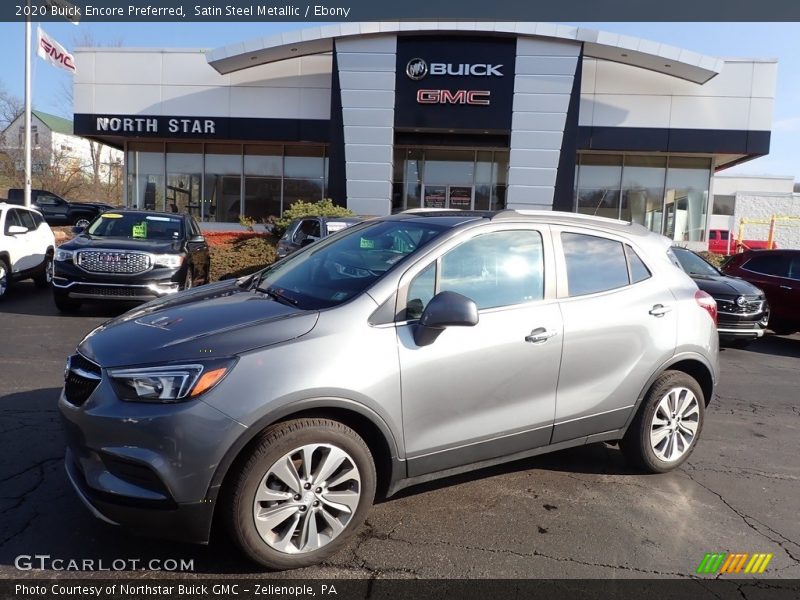 Satin Steel Metallic / Ebony 2020 Buick Encore Preferred