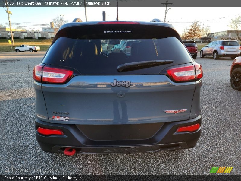 Anvil / Trailhawk Black 2015 Jeep Cherokee Trailhawk 4x4