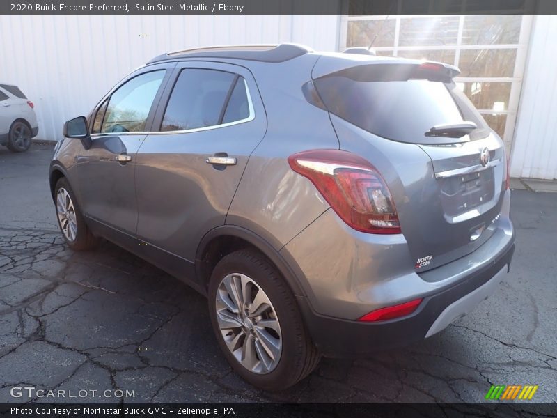 Satin Steel Metallic / Ebony 2020 Buick Encore Preferred
