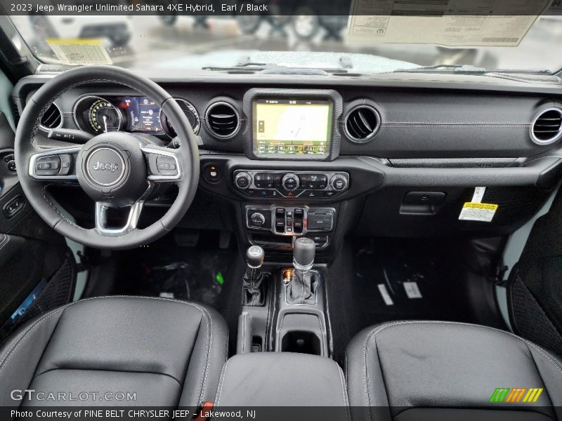 Front Seat of 2023 Wrangler Unlimited Sahara 4XE Hybrid