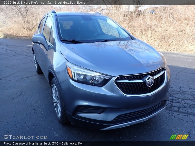 Satin Steel Metallic / Ebony 2020 Buick Encore Preferred