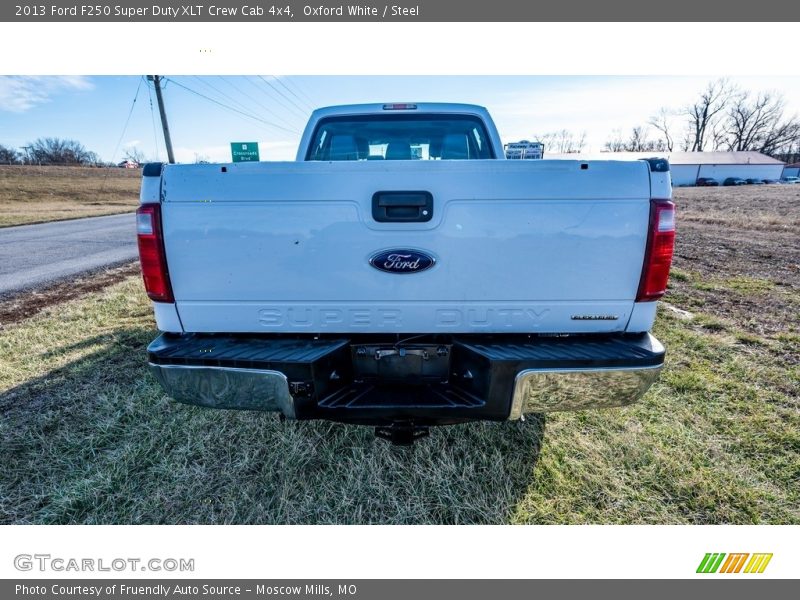 Oxford White / Steel 2013 Ford F250 Super Duty XLT Crew Cab 4x4