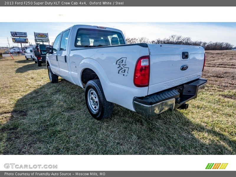 Oxford White / Steel 2013 Ford F250 Super Duty XLT Crew Cab 4x4