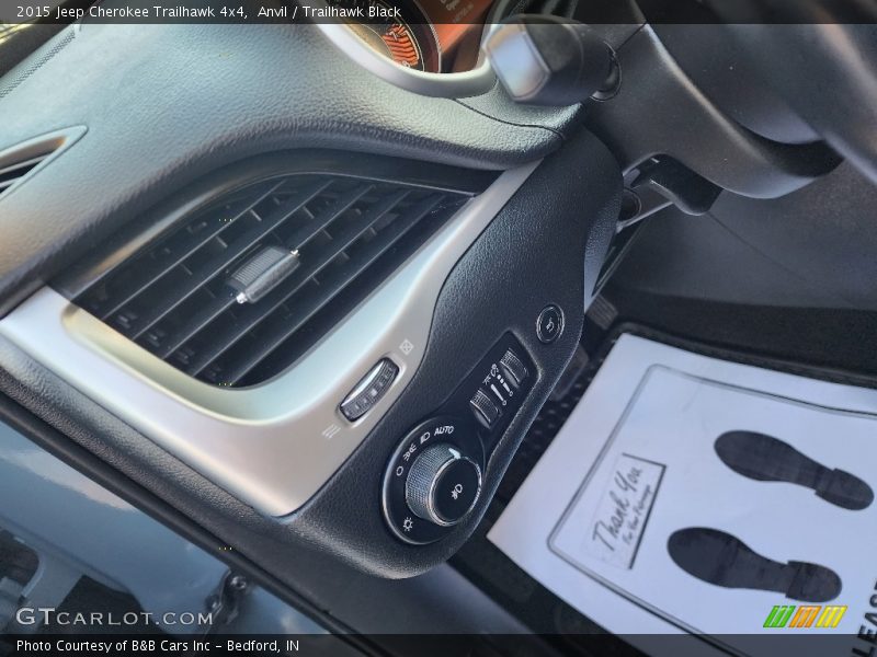 Anvil / Trailhawk Black 2015 Jeep Cherokee Trailhawk 4x4