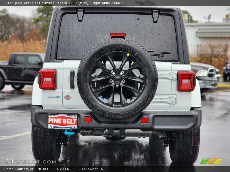 Bright White / Black 2023 Jeep Wrangler Unlimited Sahara 4XE Hybrid