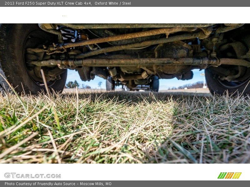 Oxford White / Steel 2013 Ford F250 Super Duty XLT Crew Cab 4x4