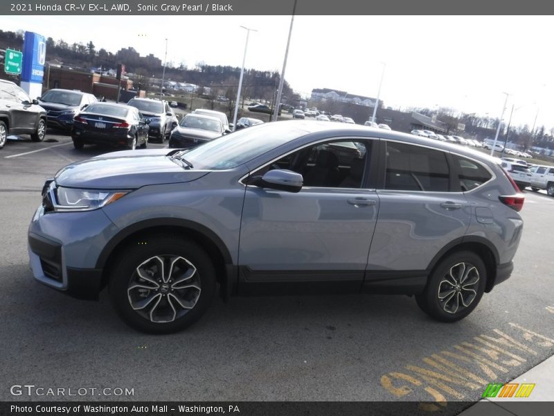 Sonic Gray Pearl / Black 2021 Honda CR-V EX-L AWD