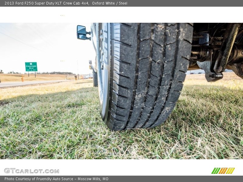 Oxford White / Steel 2013 Ford F250 Super Duty XLT Crew Cab 4x4