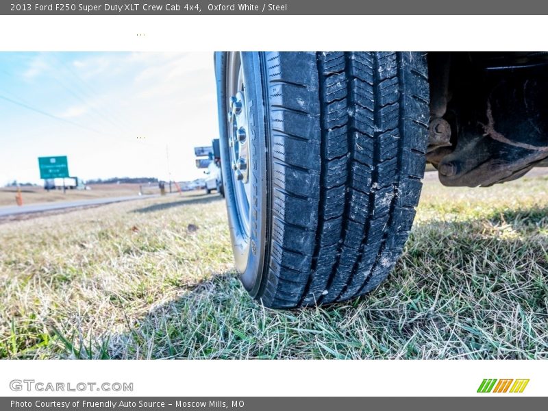 Oxford White / Steel 2013 Ford F250 Super Duty XLT Crew Cab 4x4