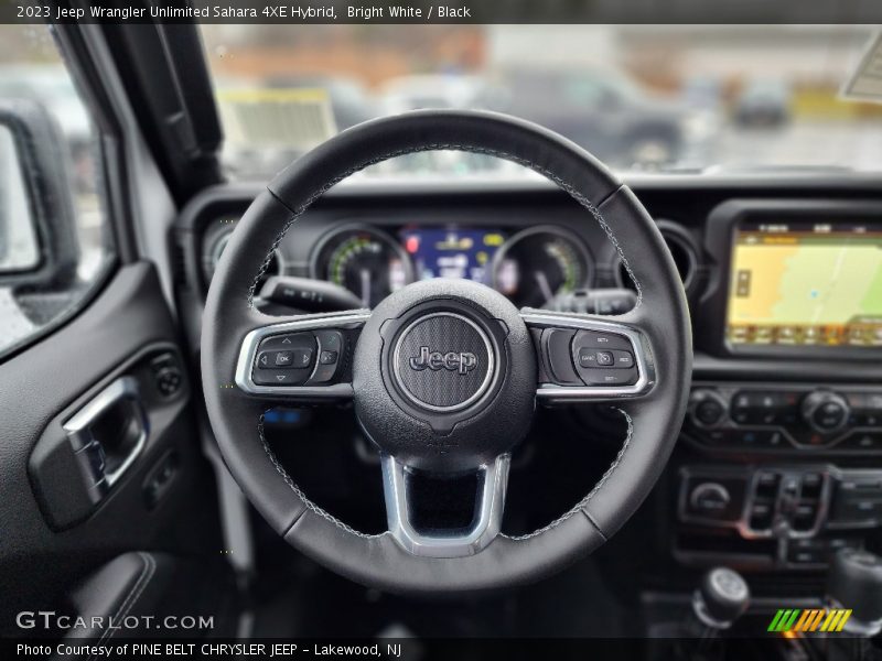  2023 Wrangler Unlimited Sahara 4XE Hybrid Steering Wheel