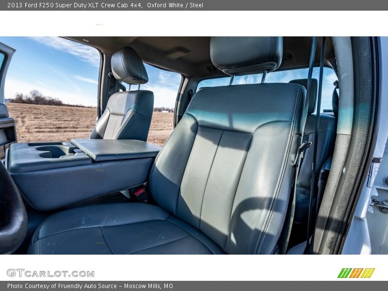 Oxford White / Steel 2013 Ford F250 Super Duty XLT Crew Cab 4x4