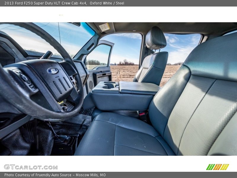 Oxford White / Steel 2013 Ford F250 Super Duty XLT Crew Cab 4x4