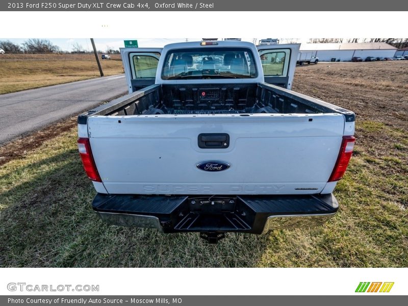 Oxford White / Steel 2013 Ford F250 Super Duty XLT Crew Cab 4x4