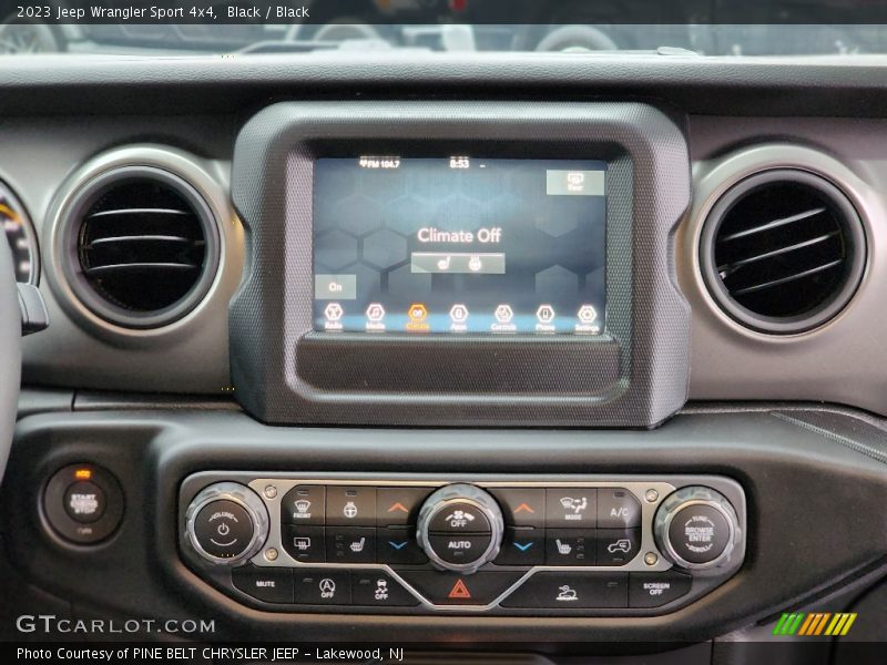 Black / Black 2023 Jeep Wrangler Sport 4x4