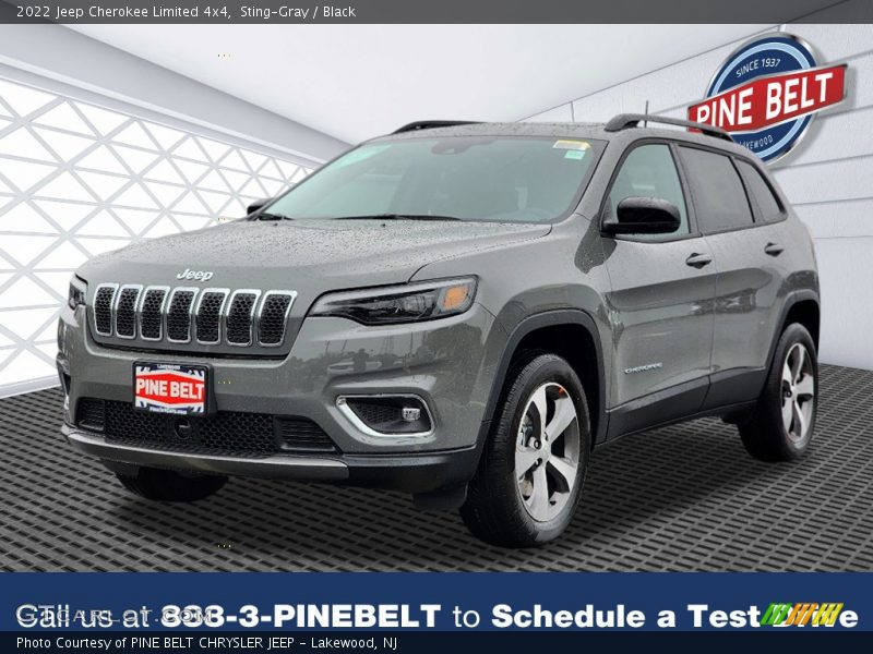 Sting-Gray / Black 2022 Jeep Cherokee Limited 4x4