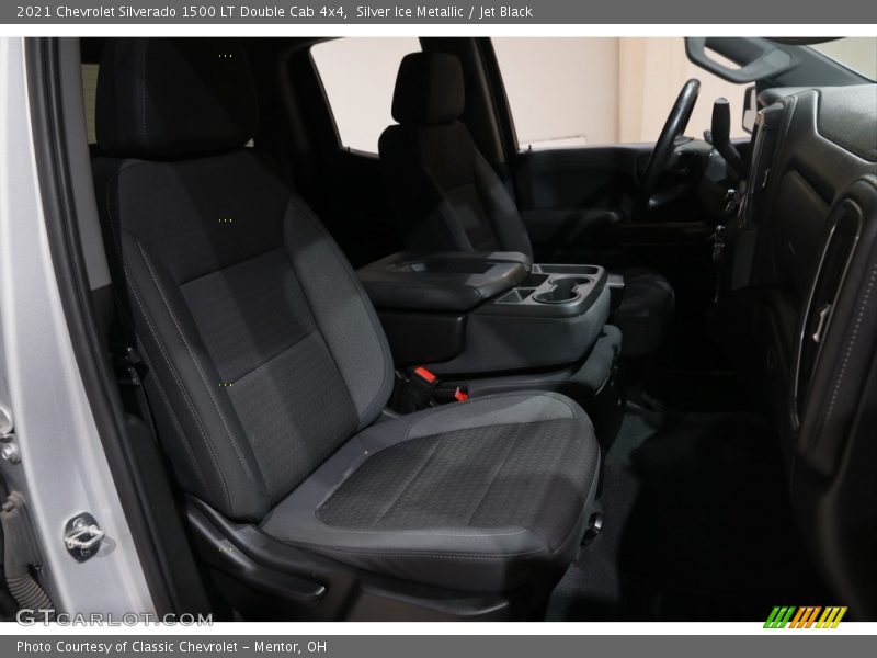 Silver Ice Metallic / Jet Black 2021 Chevrolet Silverado 1500 LT Double Cab 4x4