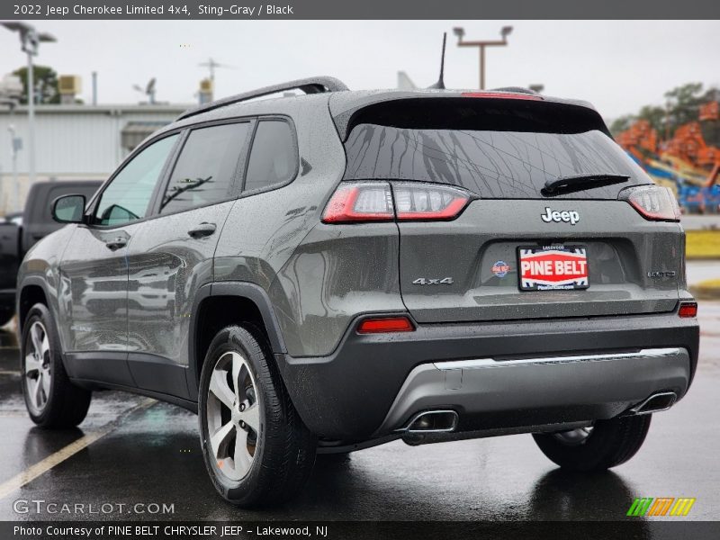 Sting-Gray / Black 2022 Jeep Cherokee Limited 4x4