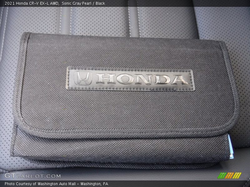 Sonic Gray Pearl / Black 2021 Honda CR-V EX-L AWD