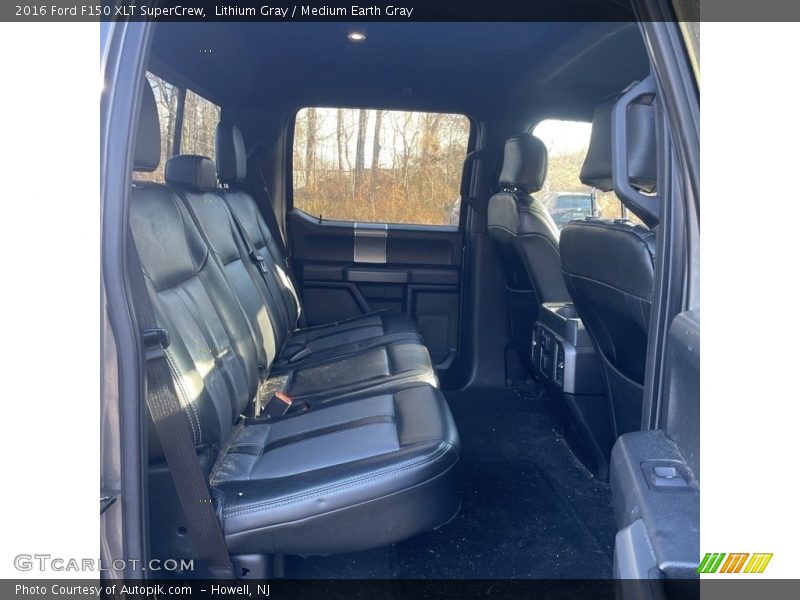 Lithium Gray / Medium Earth Gray 2016 Ford F150 XLT SuperCrew