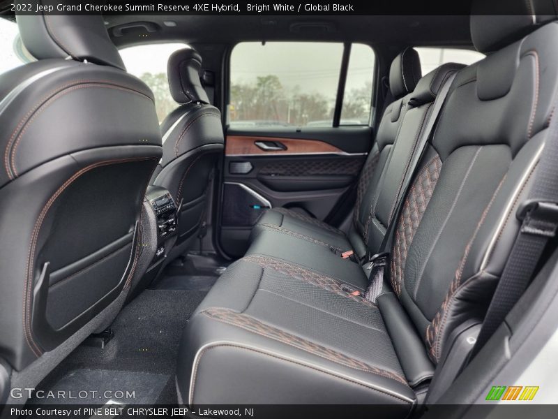 Rear Seat of 2022 Grand Cherokee Summit Reserve 4XE Hybrid