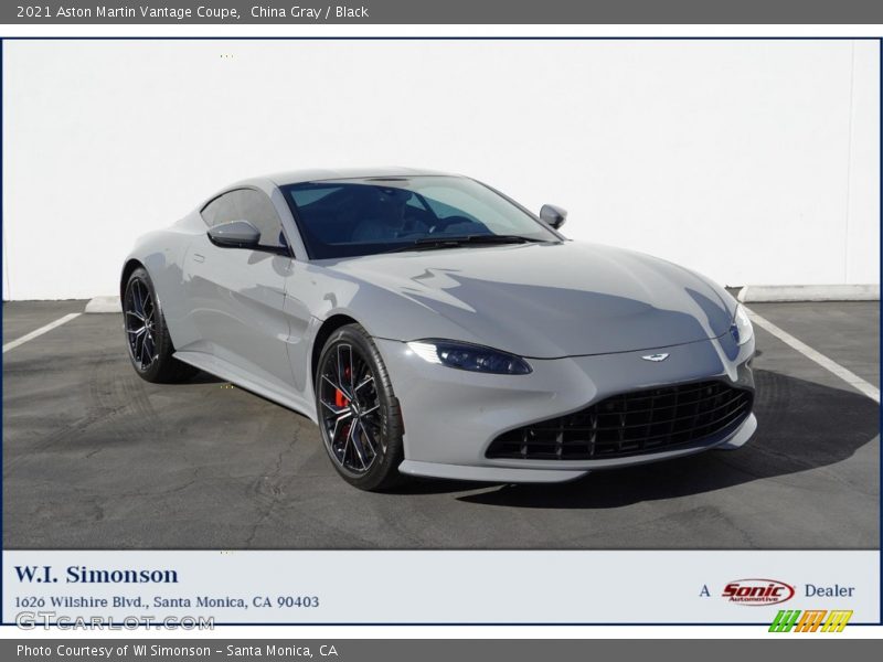 China Gray / Black 2021 Aston Martin Vantage Coupe