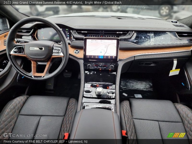 Front Seat of 2022 Grand Cherokee Summit Reserve 4XE Hybrid
