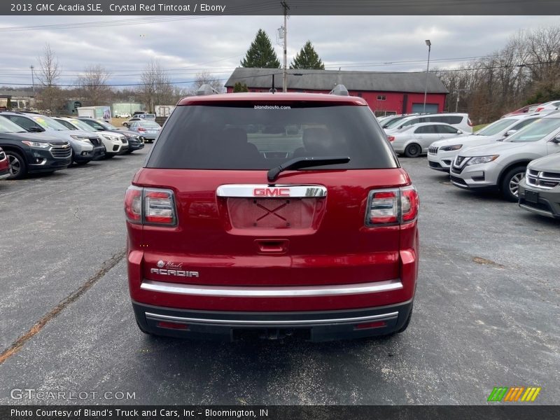 Crystal Red Tintcoat / Ebony 2013 GMC Acadia SLE