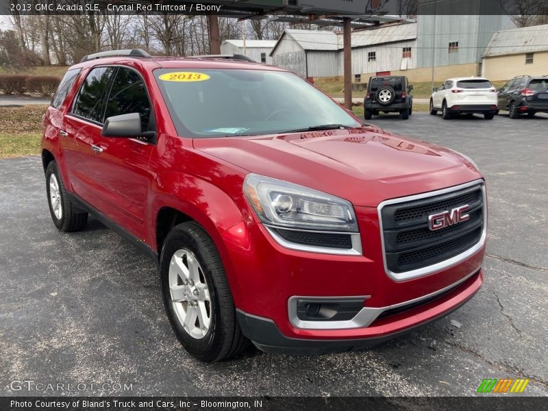 Crystal Red Tintcoat / Ebony 2013 GMC Acadia SLE