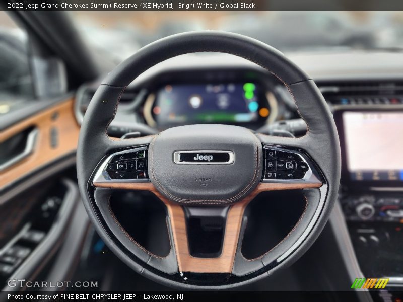  2022 Grand Cherokee Summit Reserve 4XE Hybrid Steering Wheel