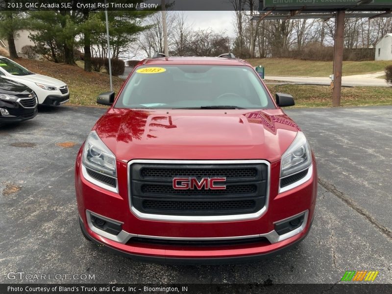 Crystal Red Tintcoat / Ebony 2013 GMC Acadia SLE