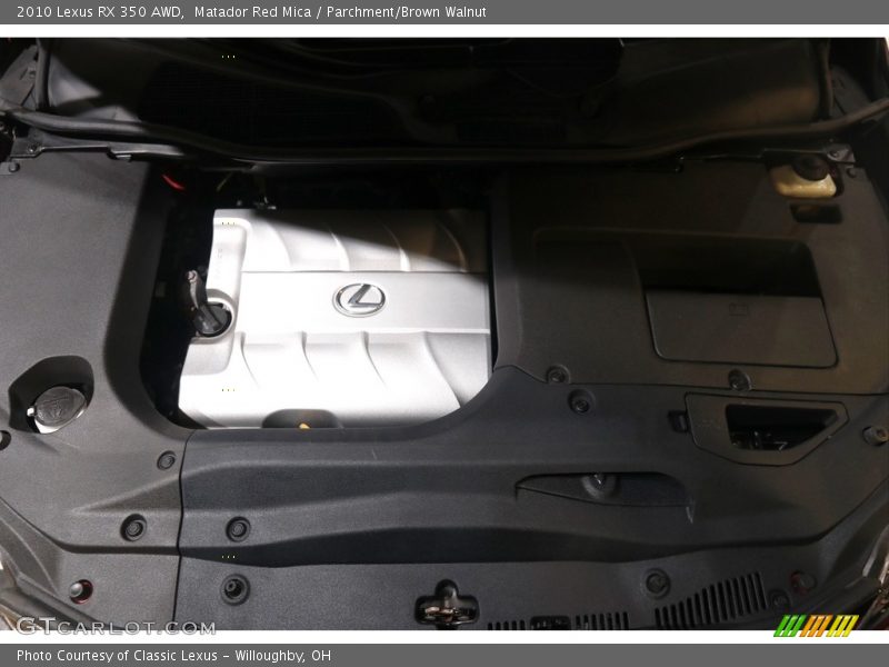 Matador Red Mica / Parchment/Brown Walnut 2010 Lexus RX 350 AWD