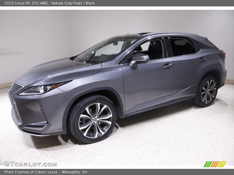 Nebula Gray Pearl / Black 2020 Lexus RX 350 AWD